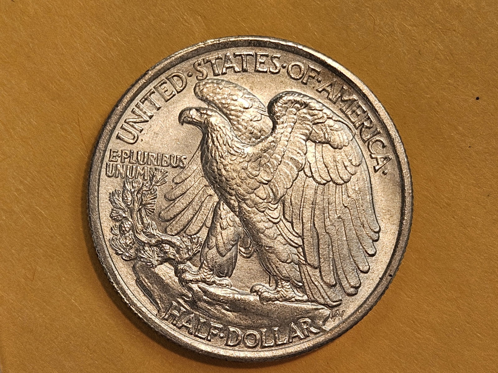 Choice Brilliant Uncirculated 1936 Walking Liberty Half Dollar - 8