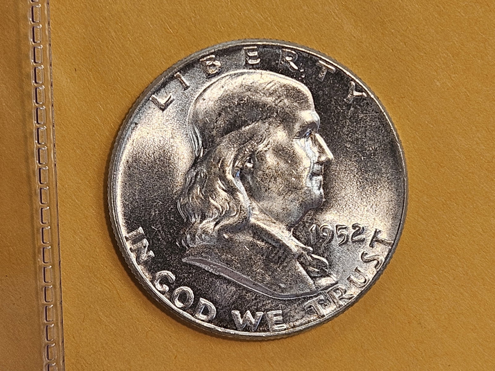 GEM Brilliant Uncirculated 1952 Franklin Half Dollar FBL - 3