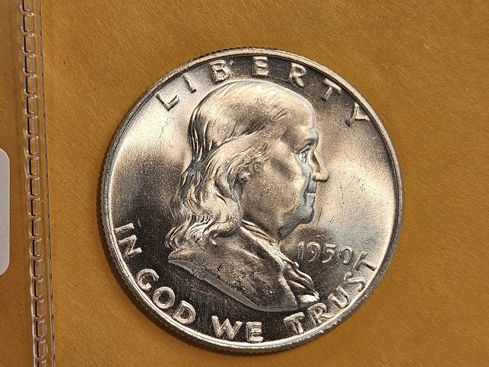 GEM Brilliant Uncirculated 1950-D Franklin Half Dollar FBL (1 of 8)
