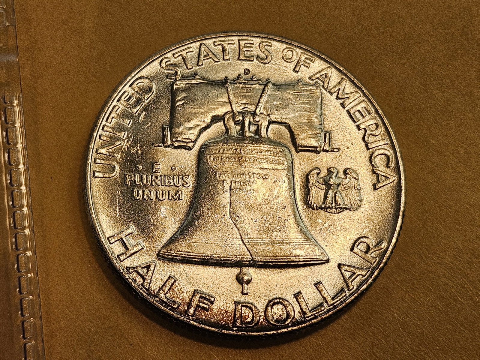 GEM Brilliant Uncirculated 1950-D Franklin Half Dollar FBL - 6