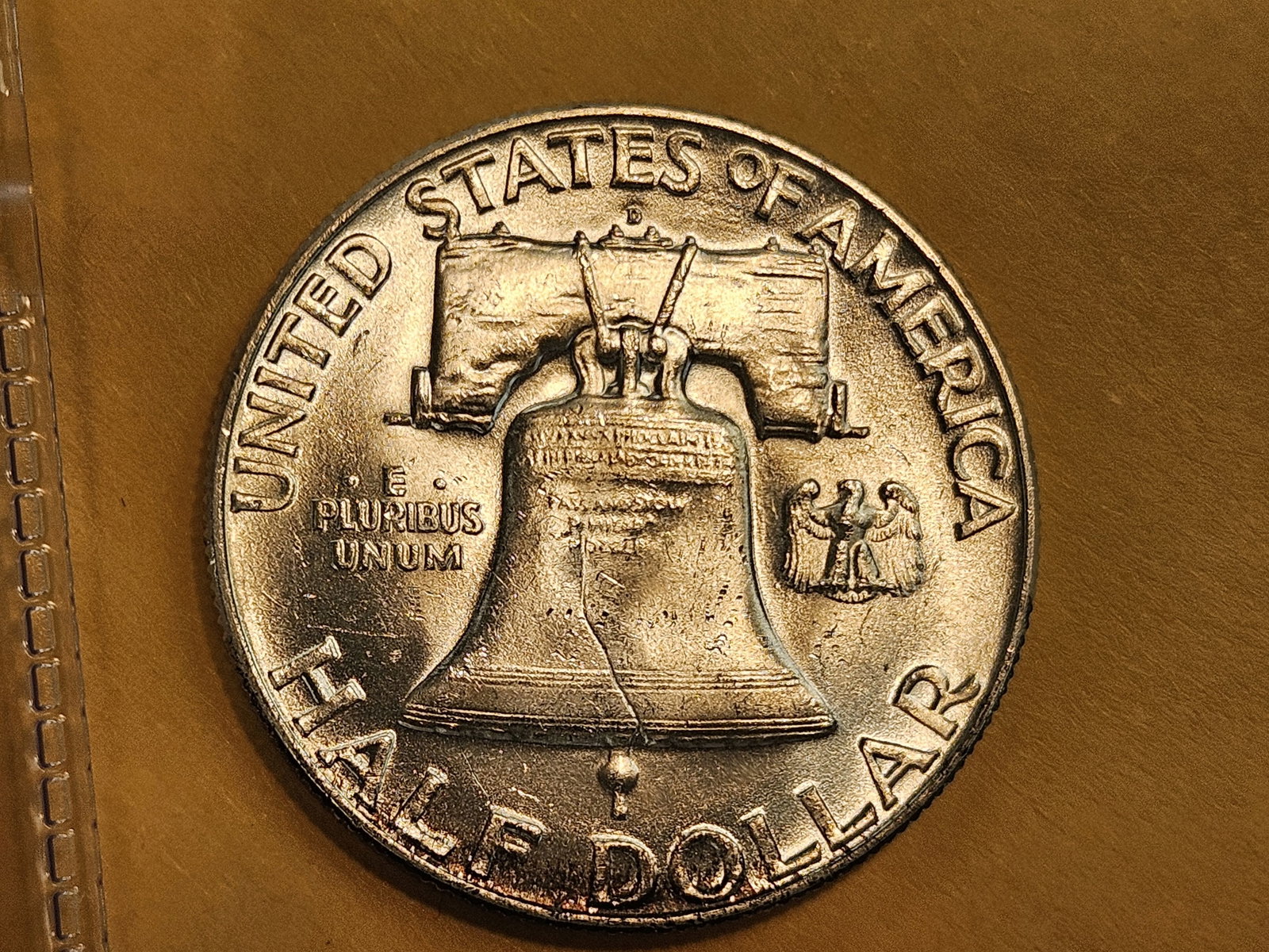 GEM Brilliant Uncirculated 1950-D Franklin Half Dollar FBL - 7