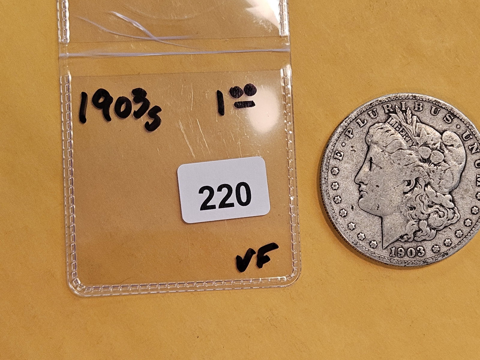 * Semi-Key 1903-S Morgan Dollar in Very Fine - 2