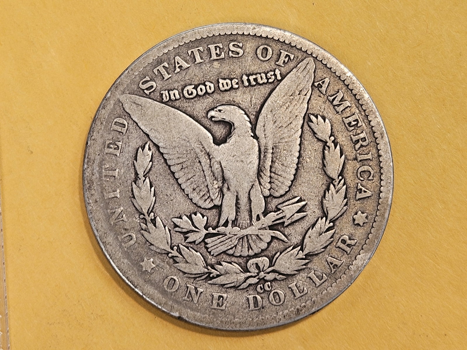 ** KEY DATE ** 1892-CC Morgan Dollar in Very Good - details - 3