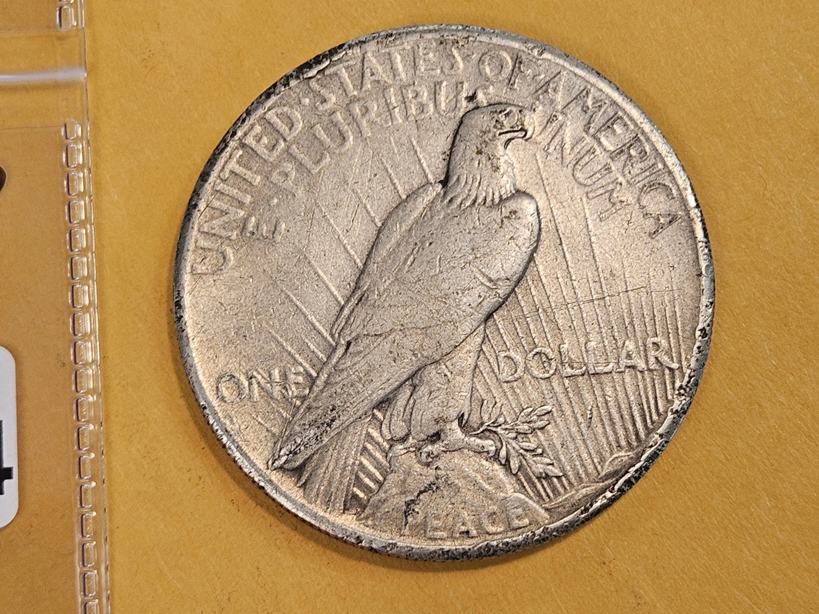 * KEY DATE * 1928 Peace Silver Dollar in Very Fine - details - 3