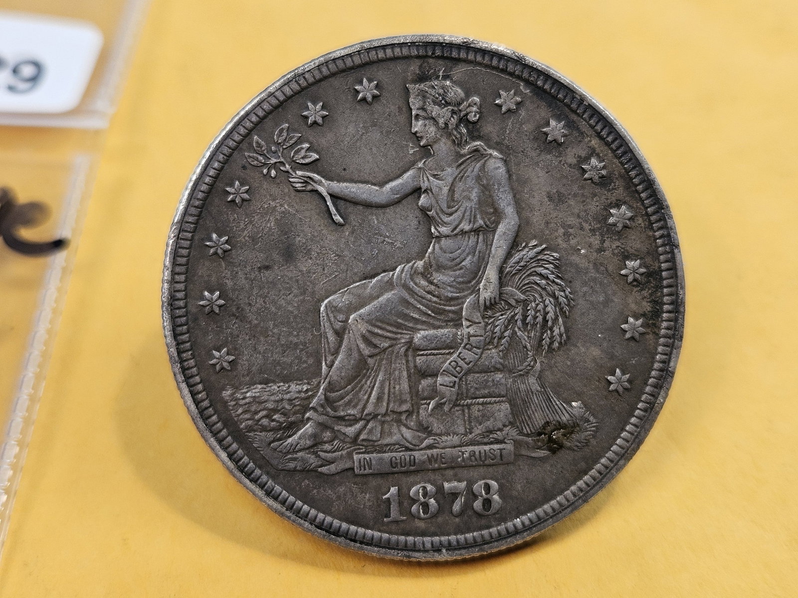 COOL! 1878 Trade silver dollar-- Opium dollar - 2