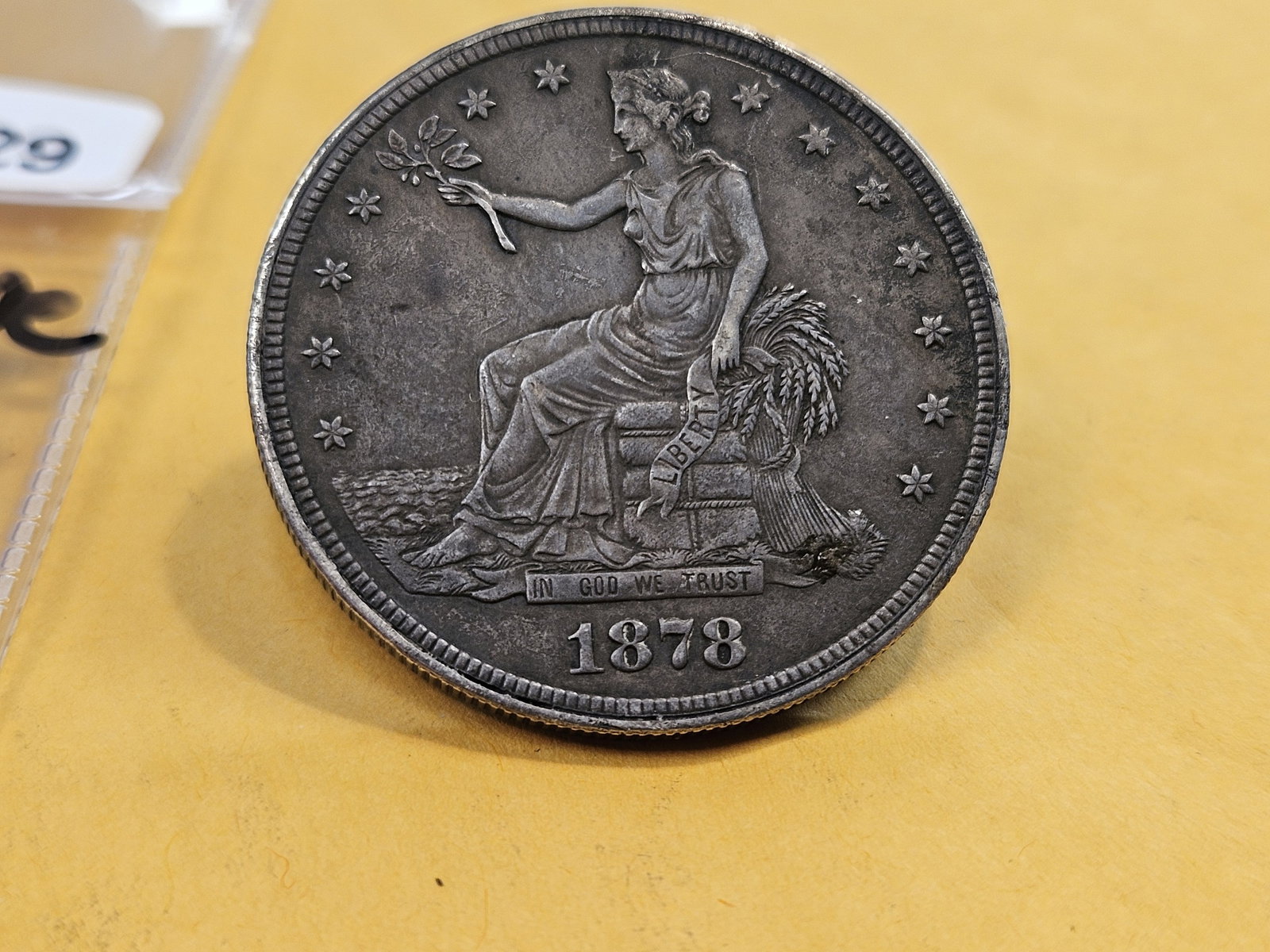 COOL! 1878 Trade silver dollar-- Opium dollar - 3