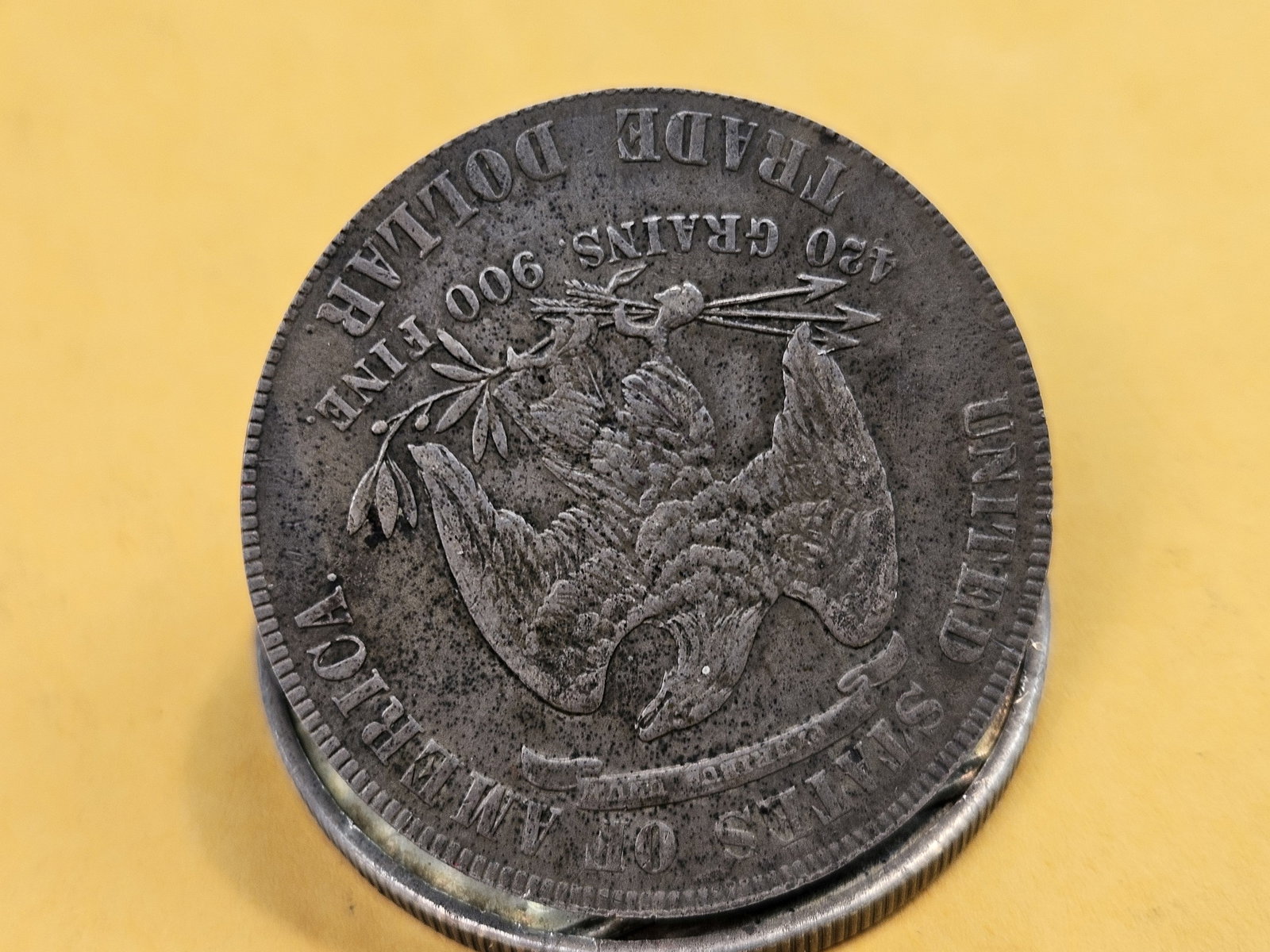 COOL! 1878 Trade silver dollar-- Opium dollar - 4