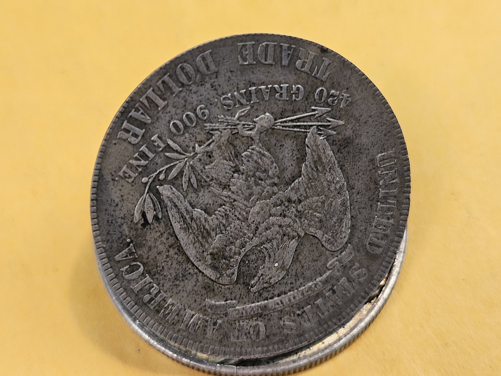 COOL! 1878 Trade silver dollar-- Opium dollar - 5