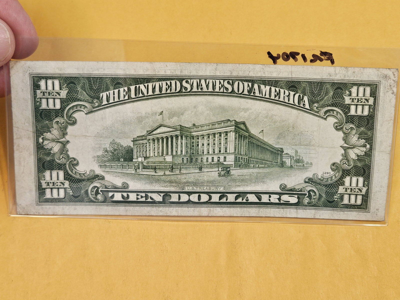 Series of 1934-C Ten Dollar Silver Certificate - 2