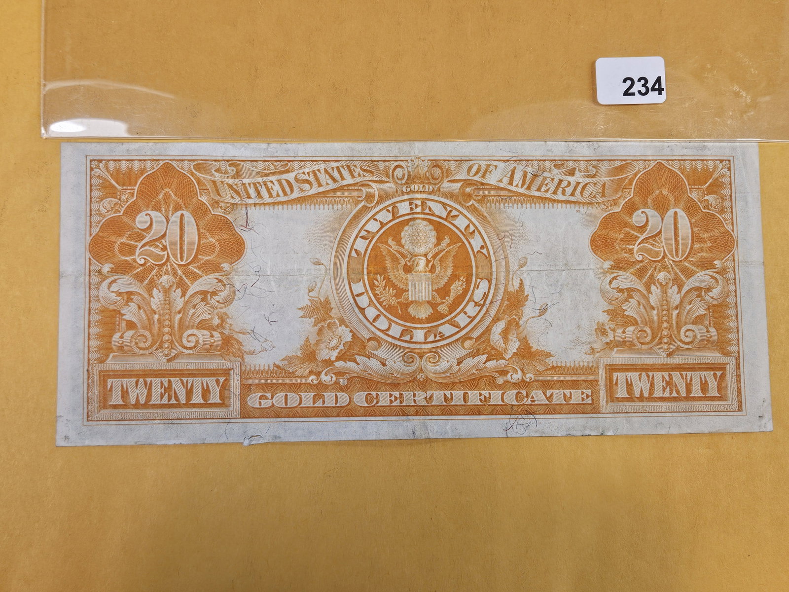 Crisp Series of 1922 Twenty Dollar GOLD Note - 4