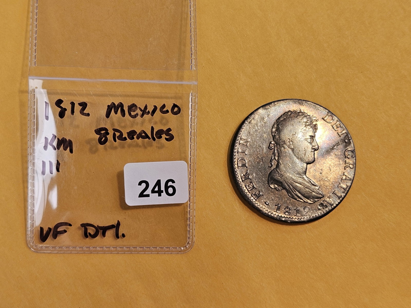 1812 Mexico silver 8 reals in Very Fine - details - 2