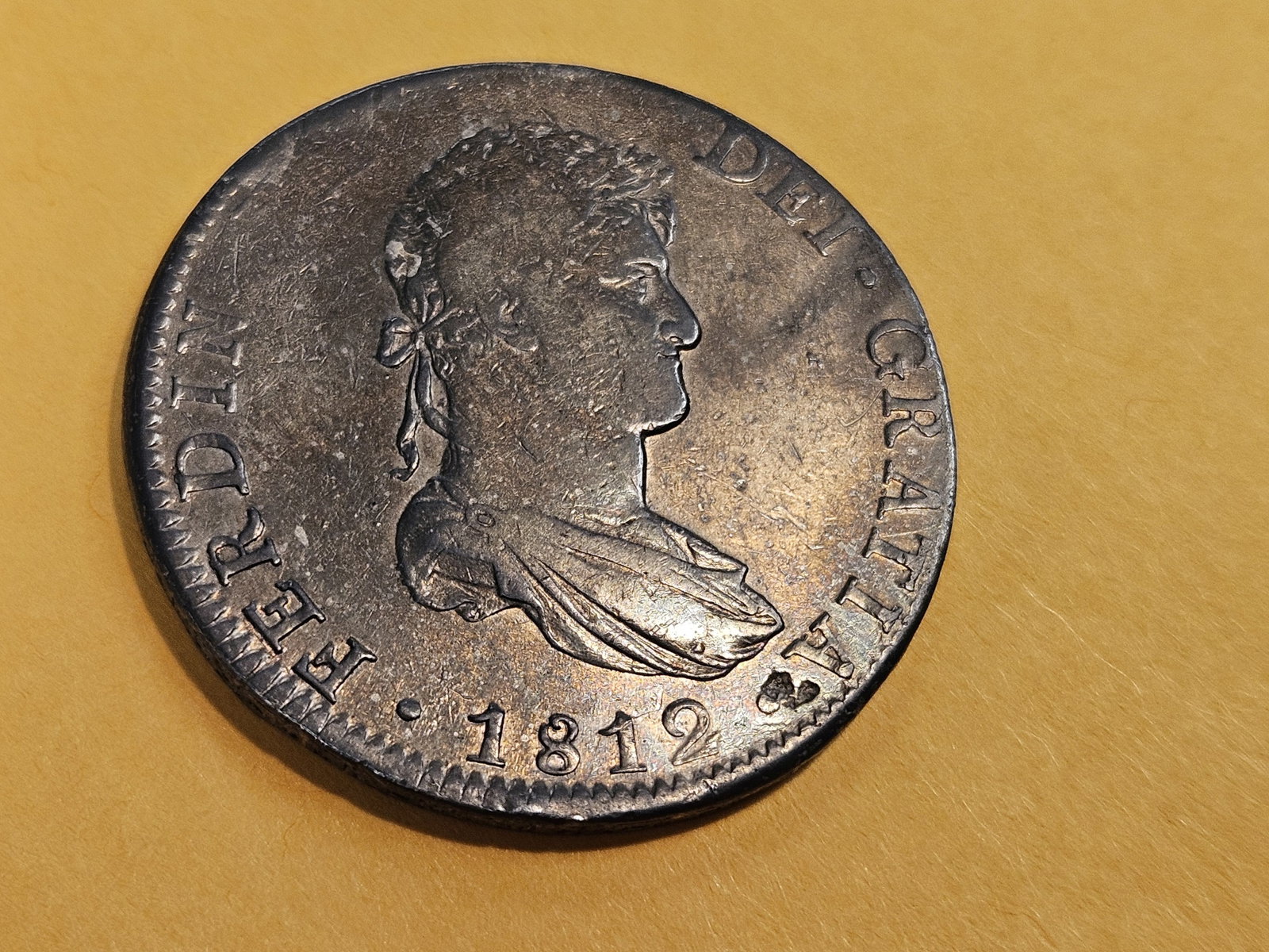 1812 Mexico silver 8 reals in Very Fine - details - 3