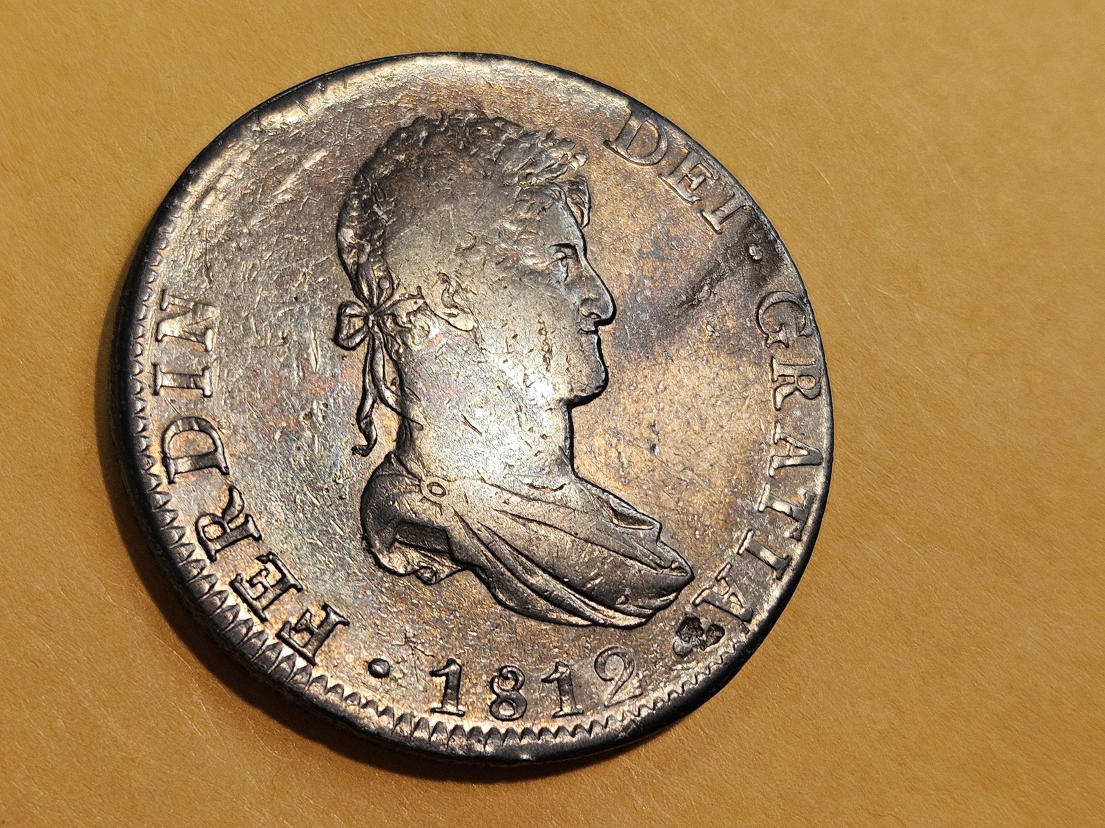 1812 Mexico silver 8 reals in Very Fine - details - 4