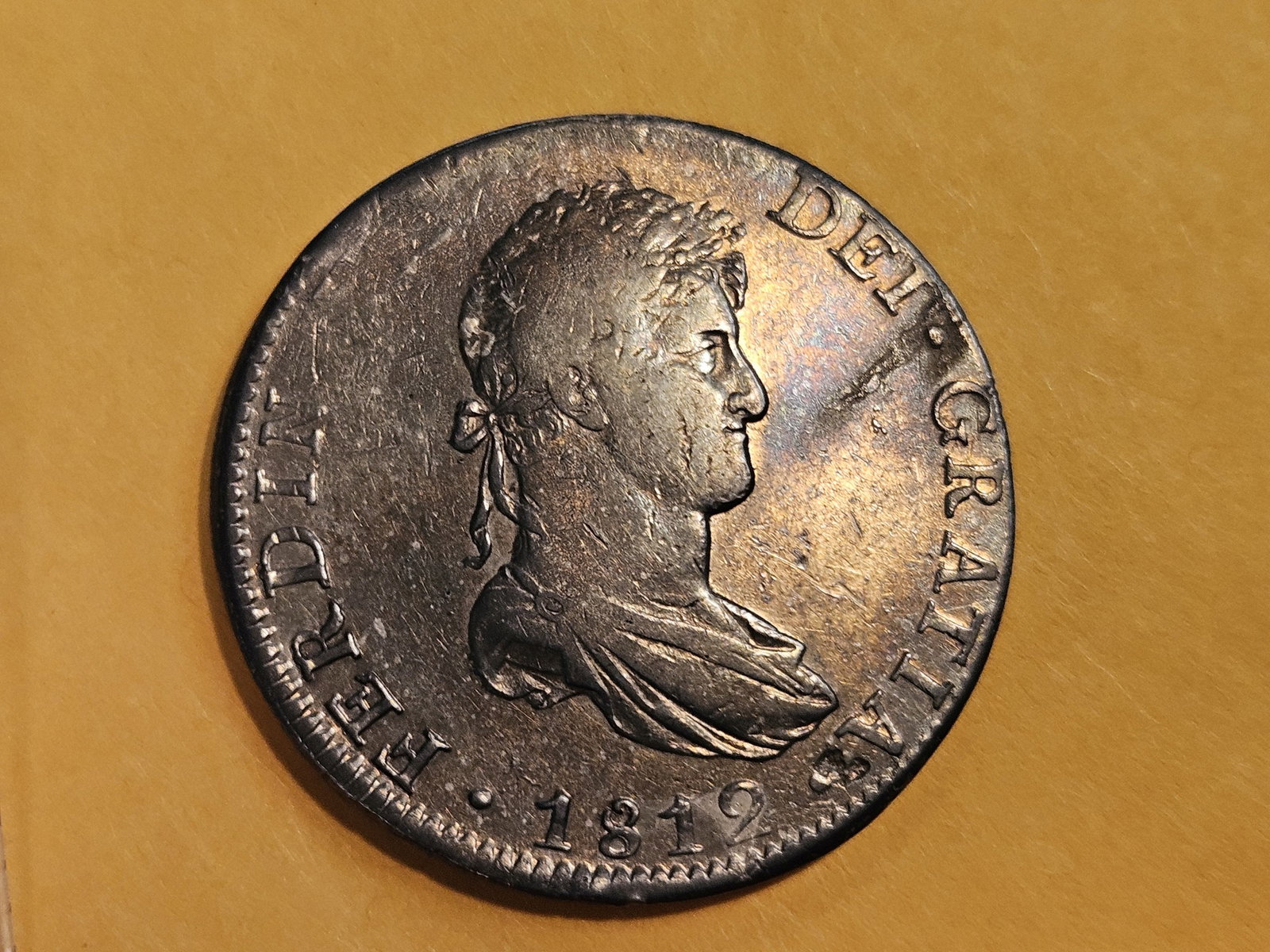 1812 Mexico silver 8 reals in Very Fine - details - 5