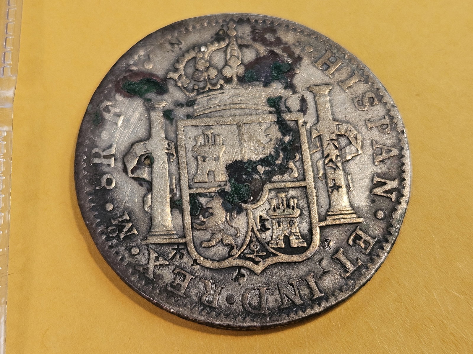 1802 F.T. Mexico silver 8 reals in Very Fine - details - 5