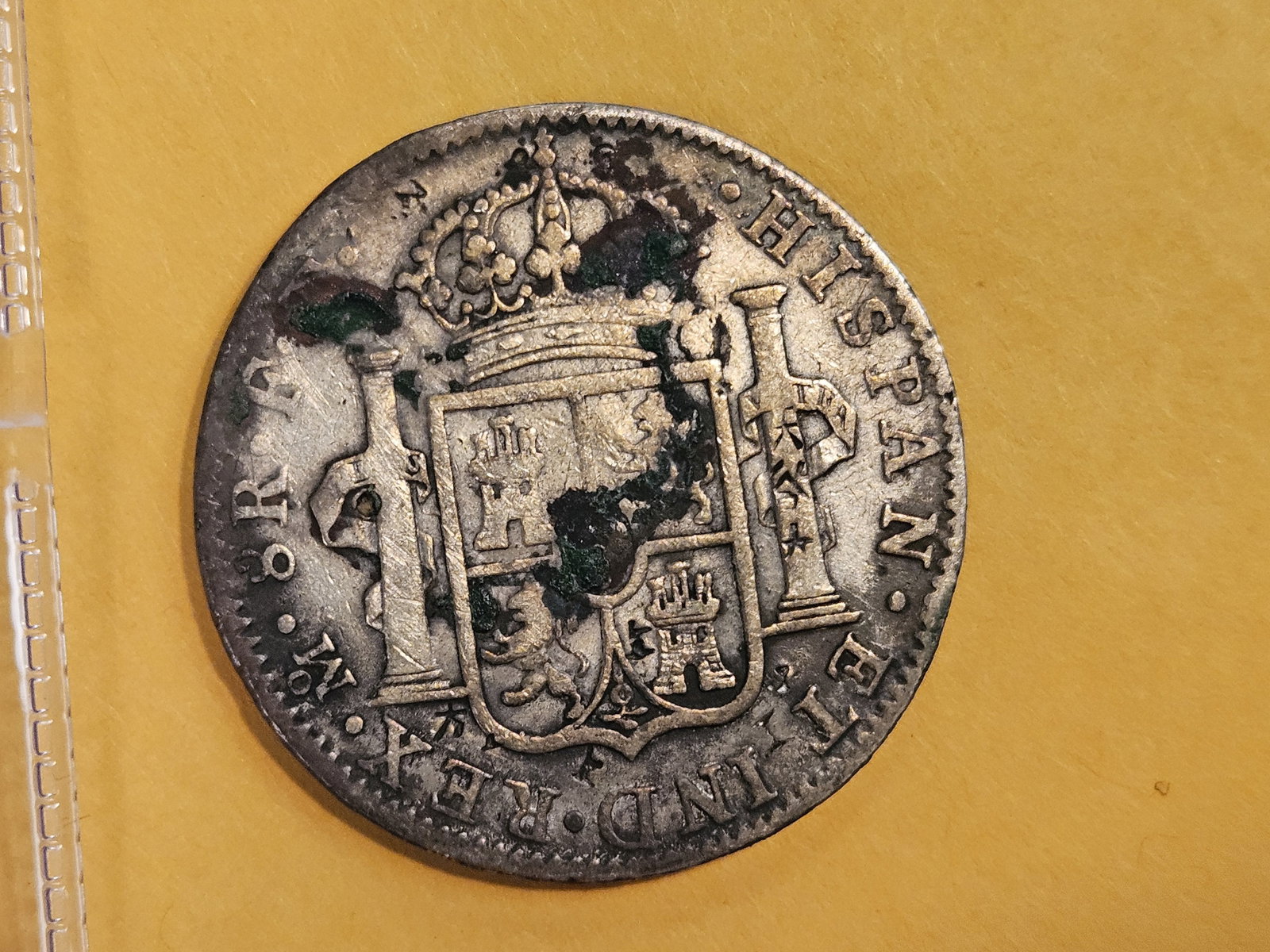 1802 F.T. Mexico silver 8 reals in Very Fine - details - 7