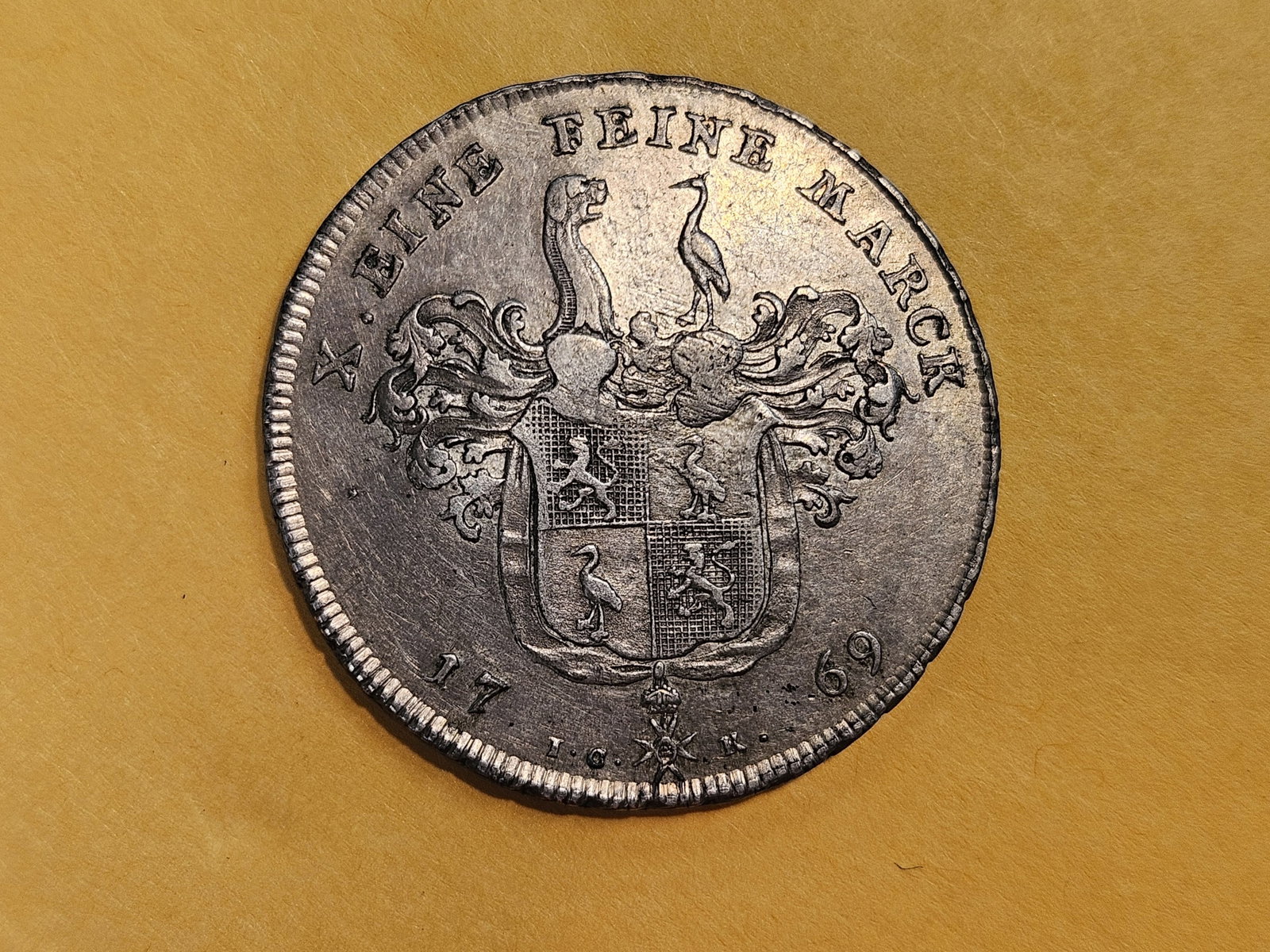 Better! 1769 Ruess-Obergreiz Germany silver thaler in Extra Fine plus - 10