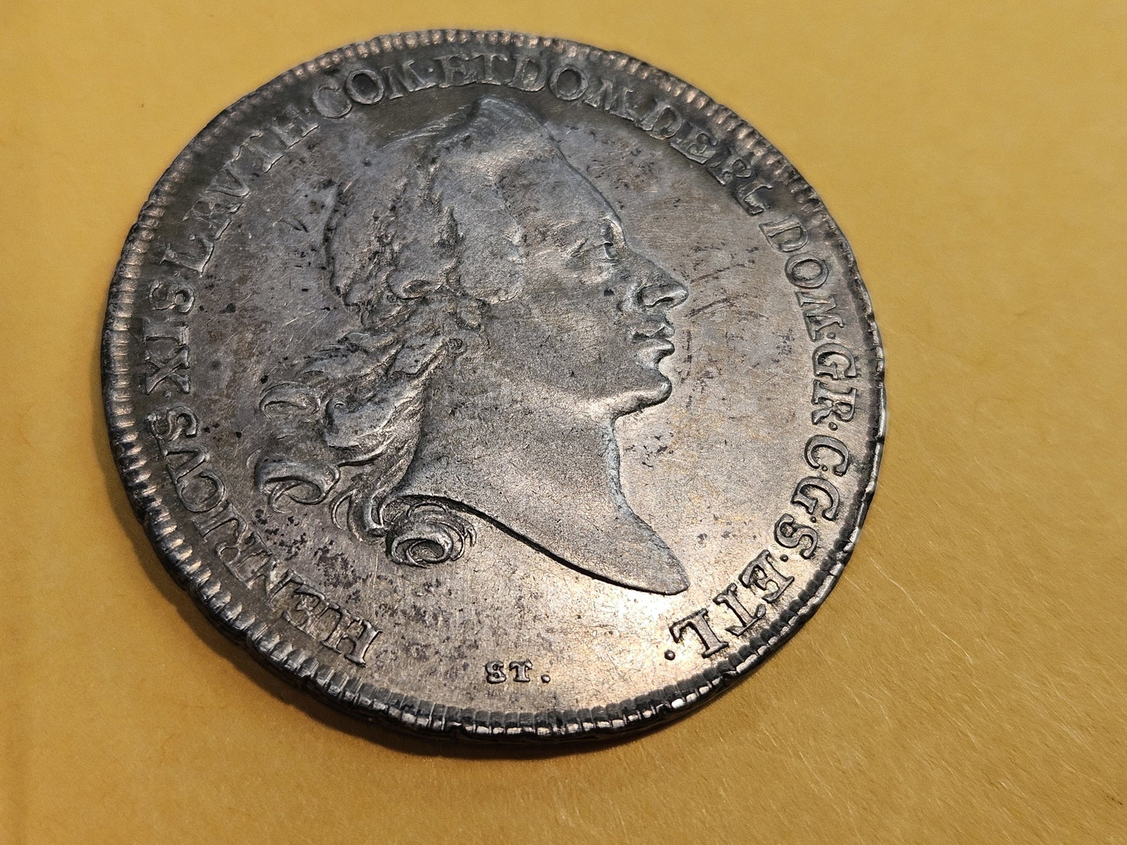 Better! 1769 Ruess-Obergreiz Germany silver thaler in Extra Fine plus - 3