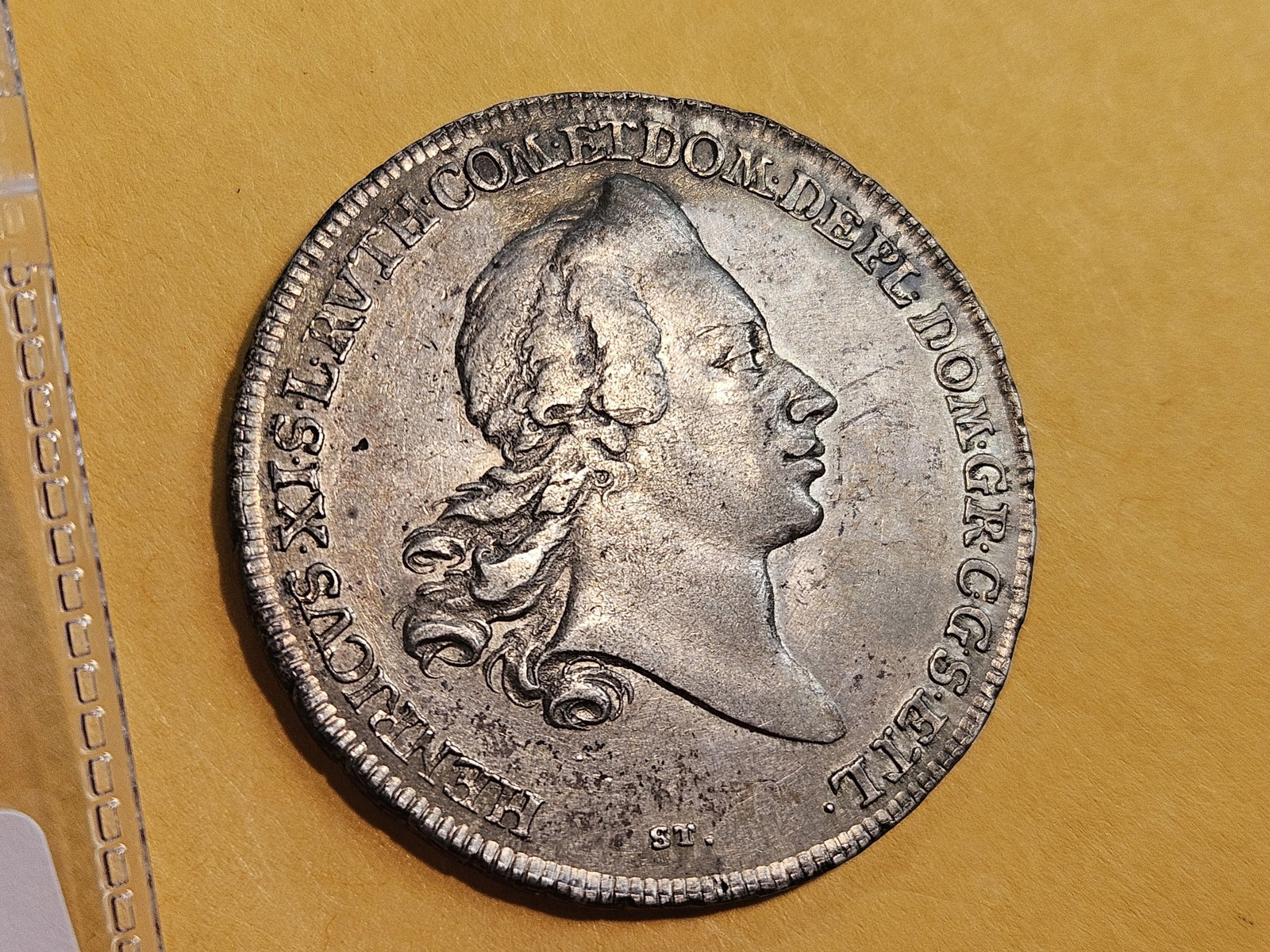 Better! 1769 Ruess-Obergreiz Germany silver thaler in Extra Fine plus - 5