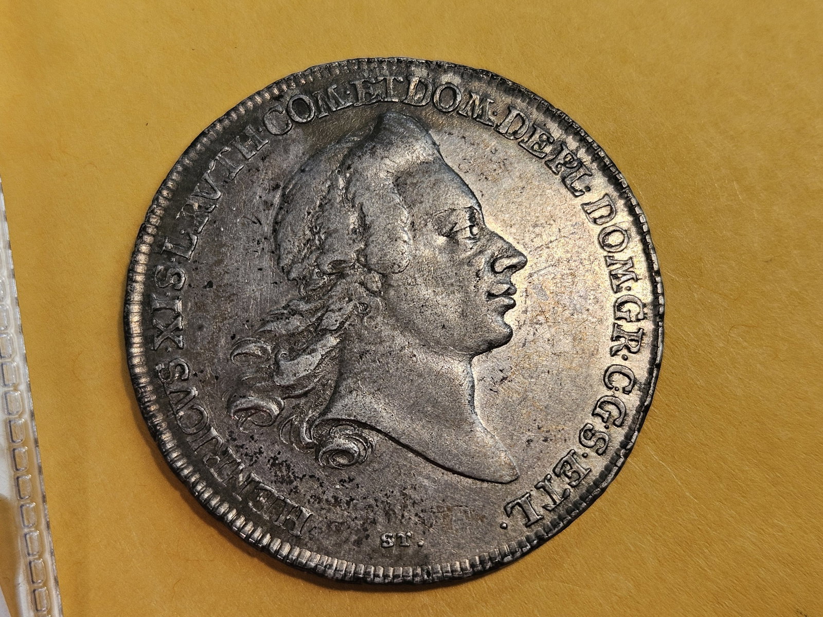 Better! 1769 Ruess-Obergreiz Germany silver thaler in Extra Fine plus - 6