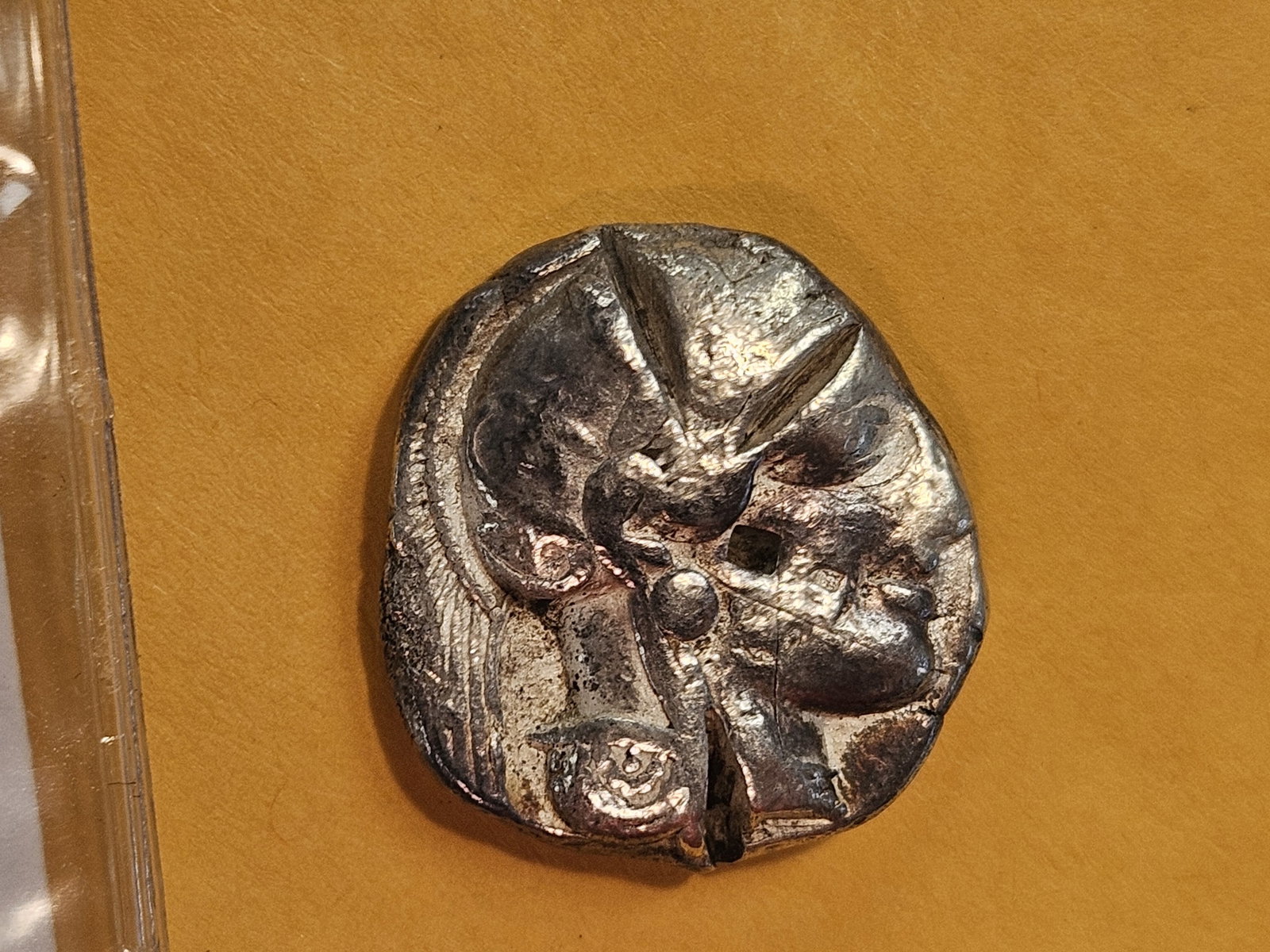 NICE! ANCIENT! Greek silver Athena Coin - 4