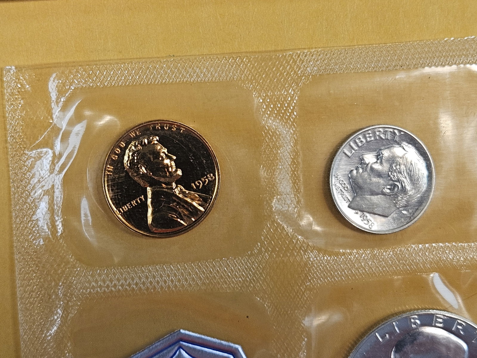 GEM Proof 1958 US SILVER Proof Set - 2