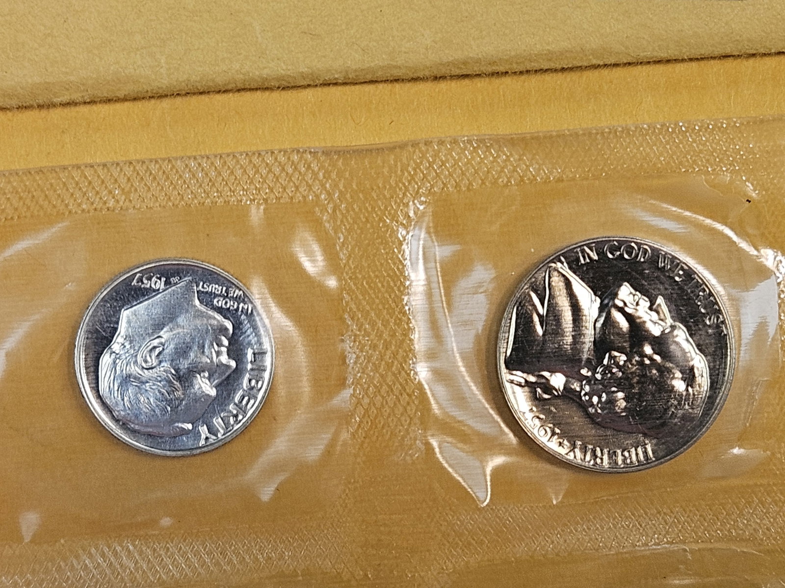 GEM Proof 1957 US SILVER Proof Set - 3