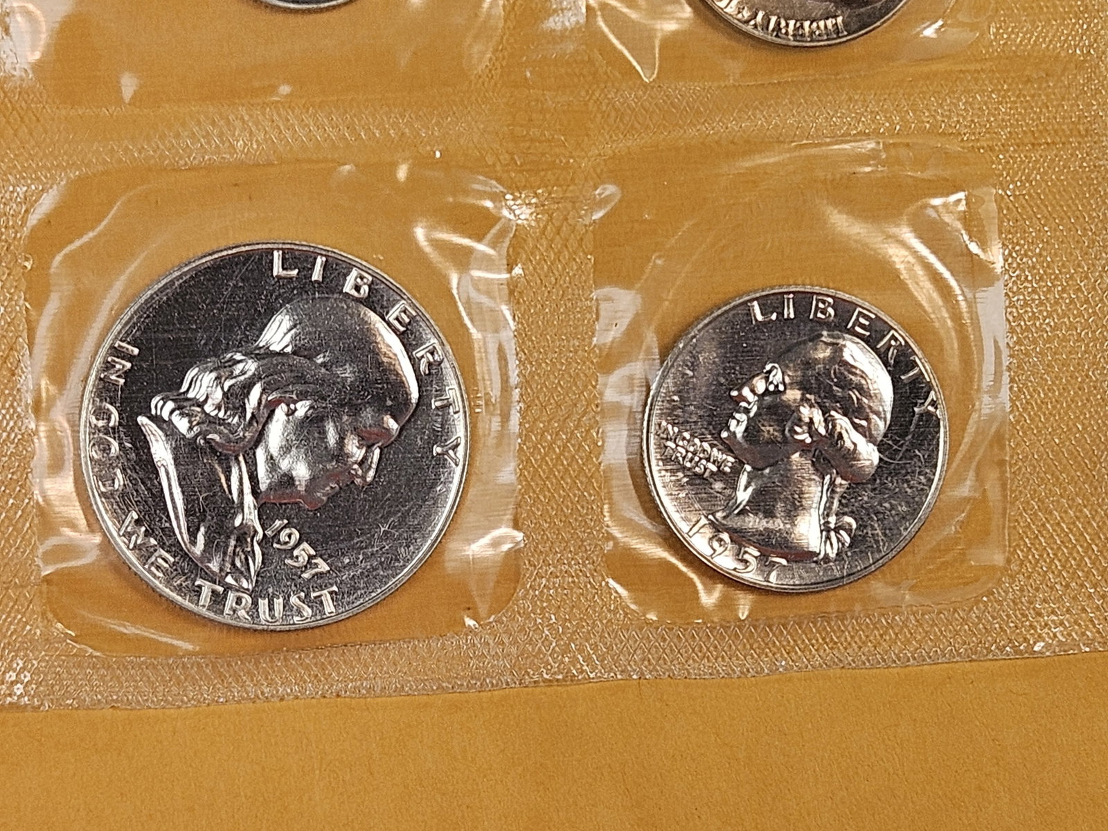 GEM Proof 1957 US SILVER Proof Set - 4