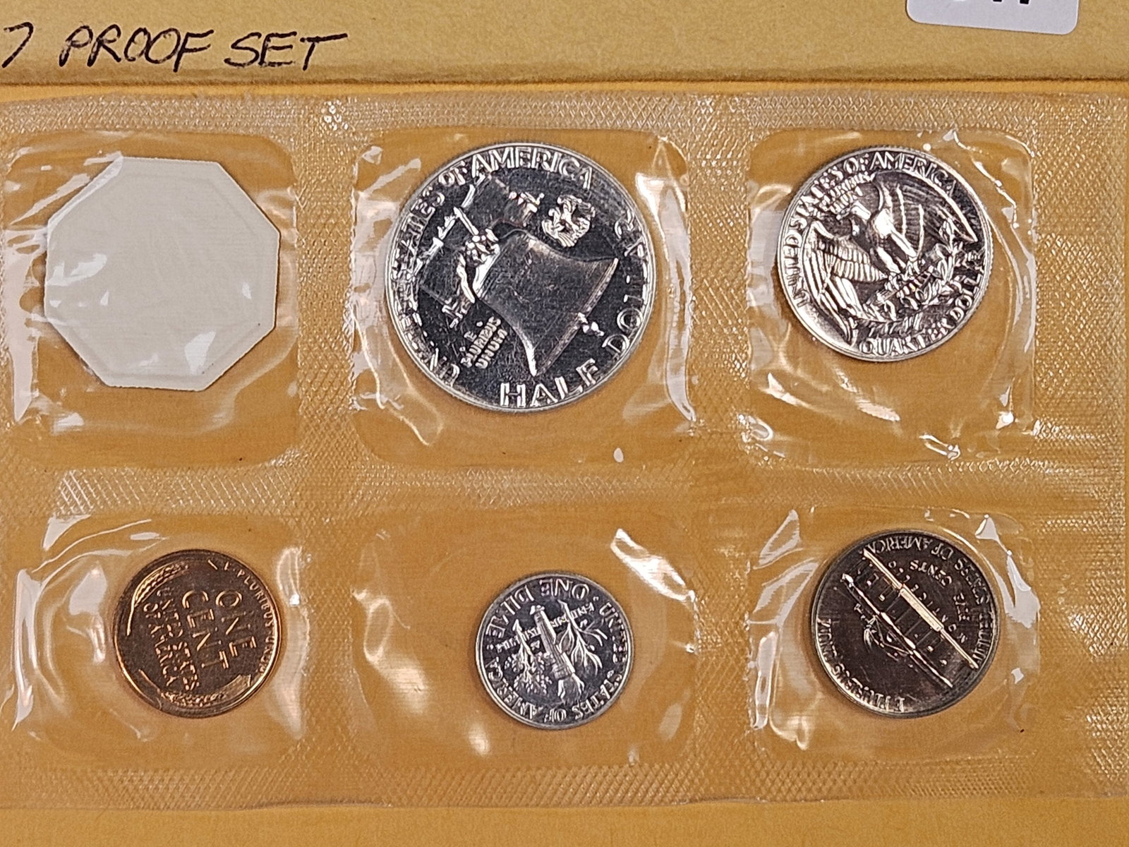 GEM Proof 1957 US SILVER Proof Set - 5