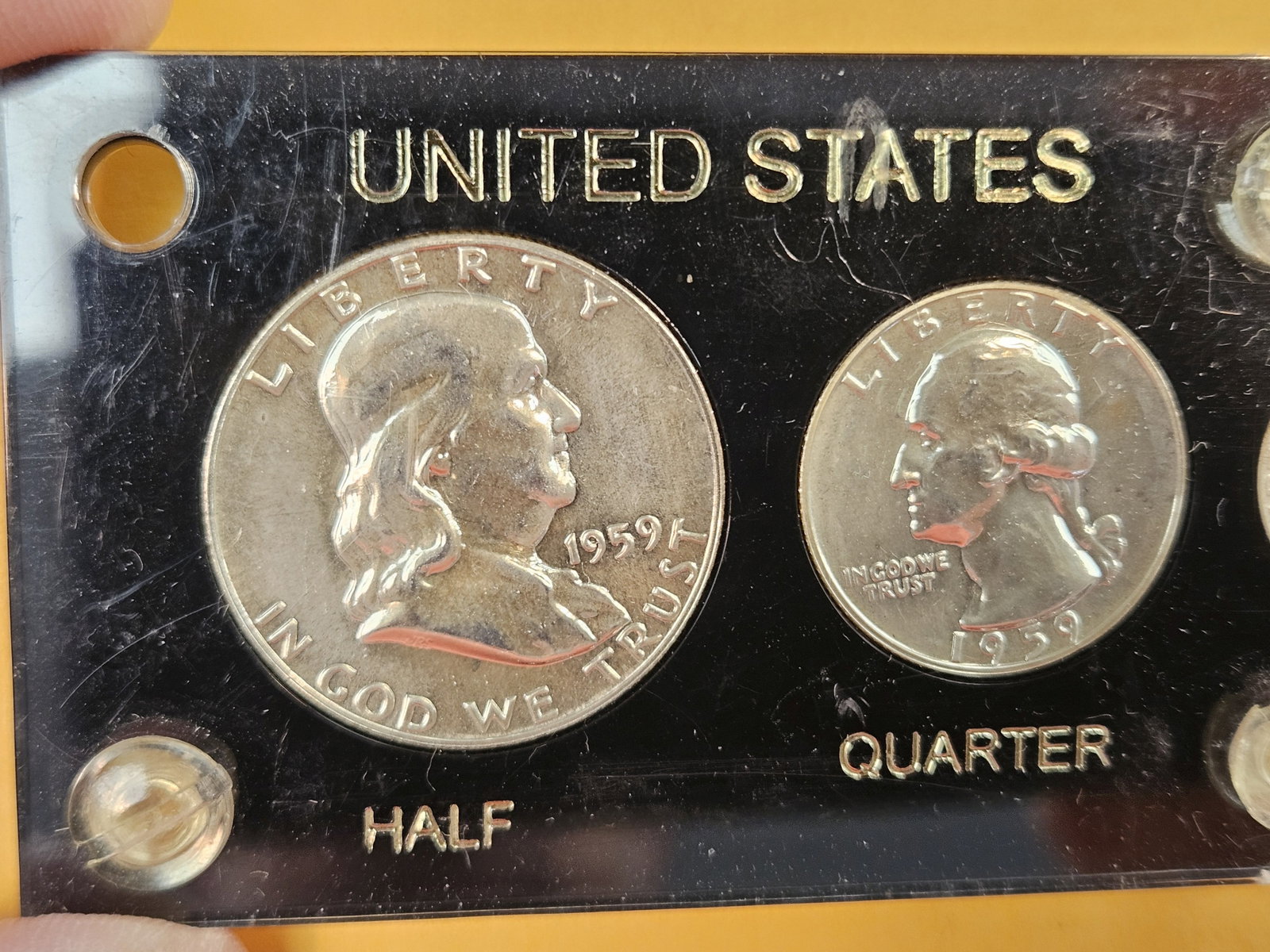 GEM Proof 1959 US Silver Proof Set - 2