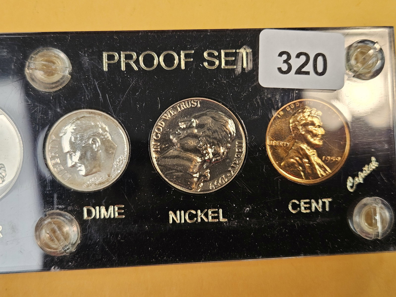 GEM Proof 1959 US Silver Proof Set - 3