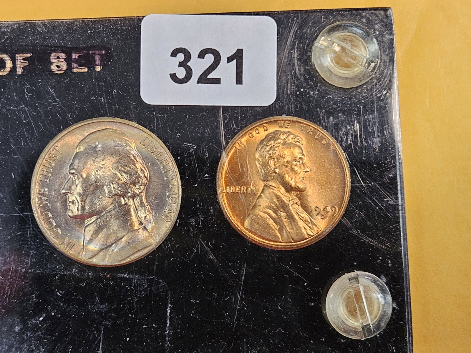 GEM Brilliant Uncirculated 1949-D US Mint Set - 5