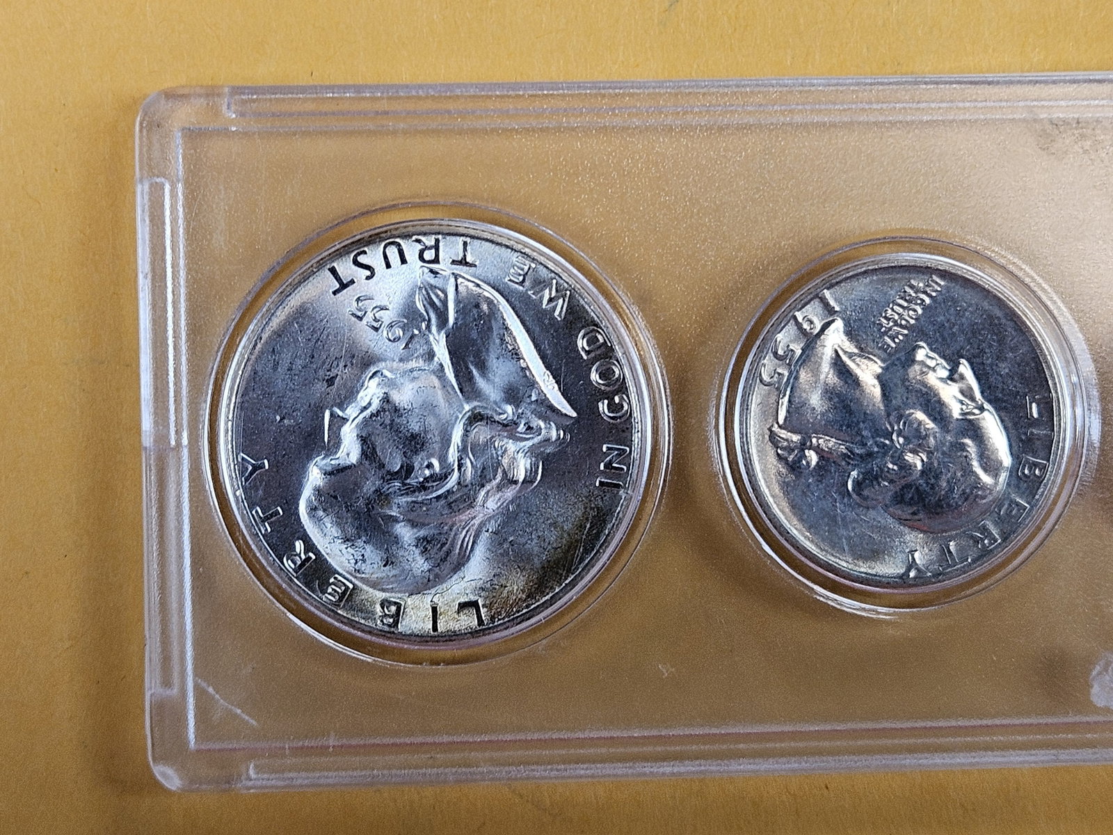 GEM Brilliant Uncirculated 1955 US Mint Set - 2