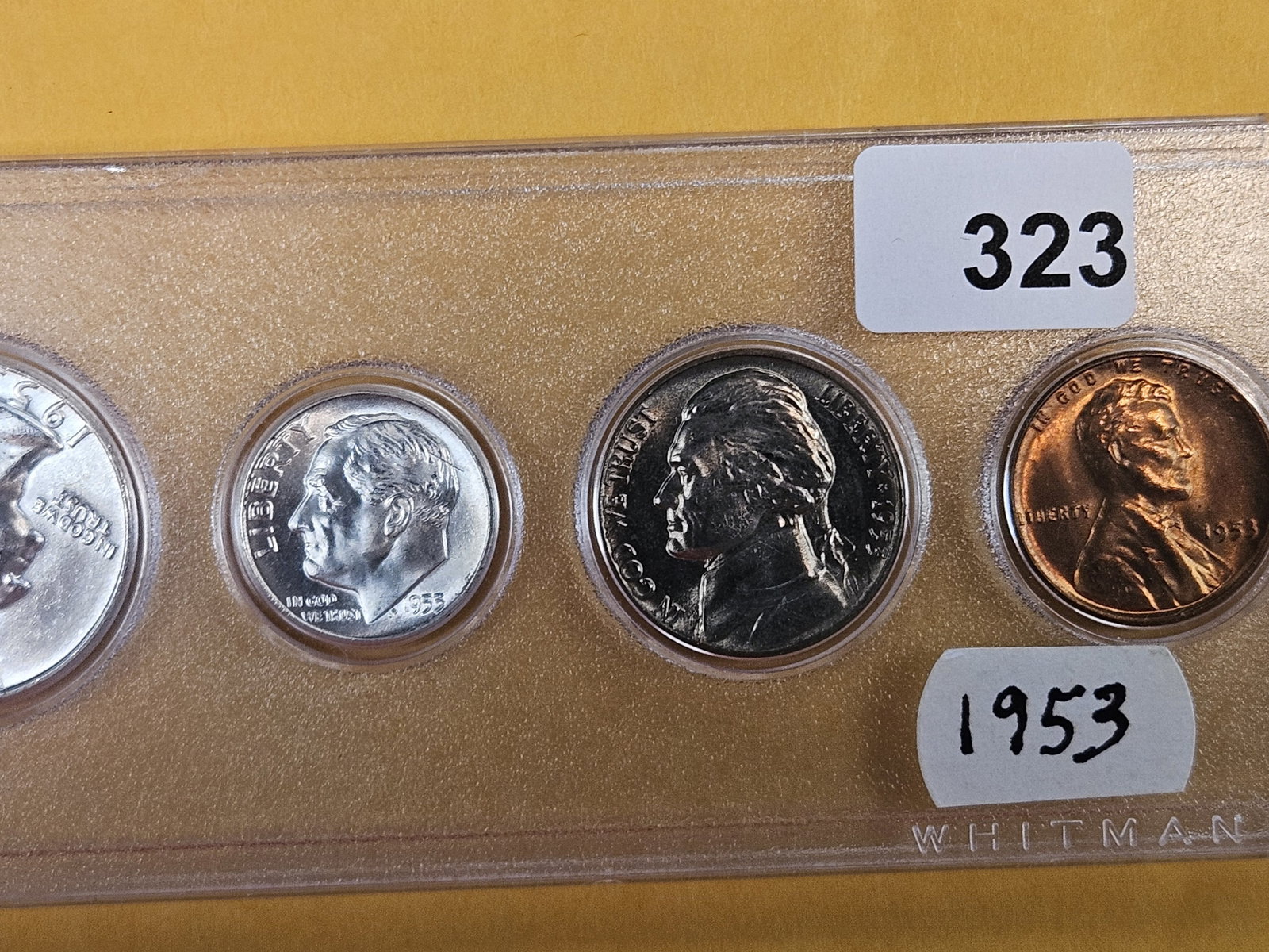 GEM Brilliant Uncirculated 1953 US Mint Set - 3