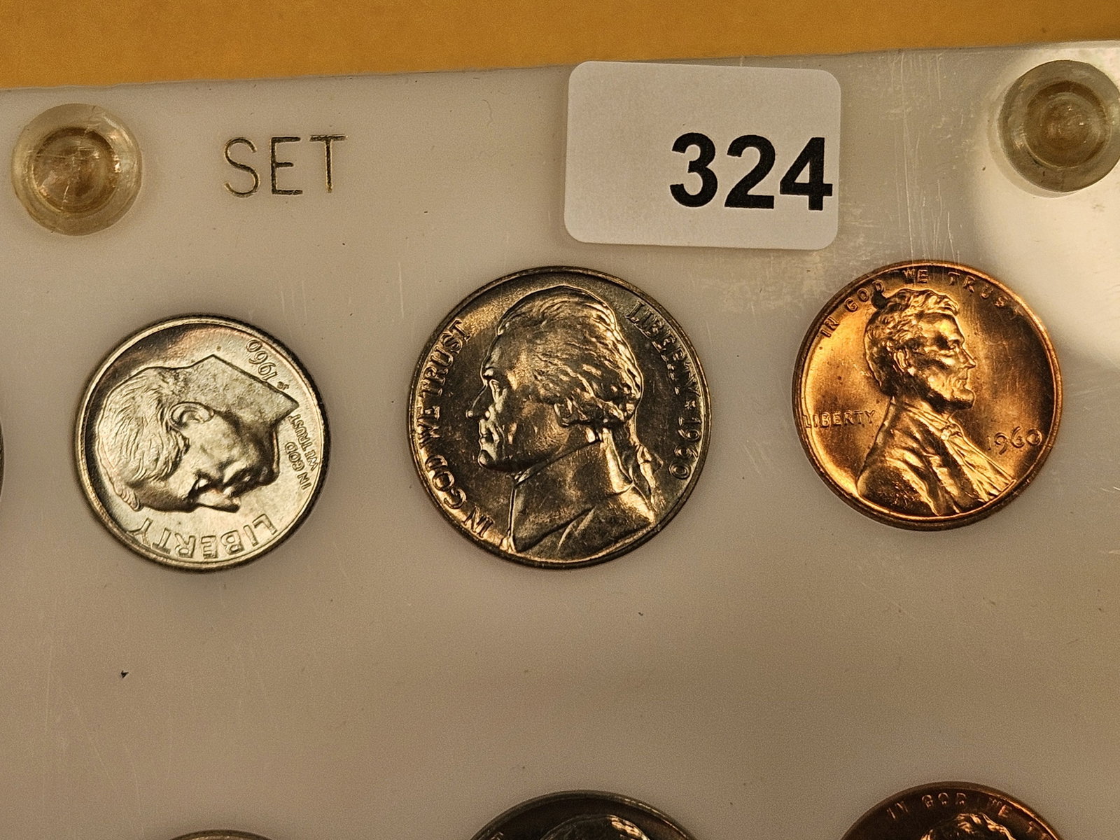 GEM Brilliant Uncirculated 1960 US Mint Set - 3