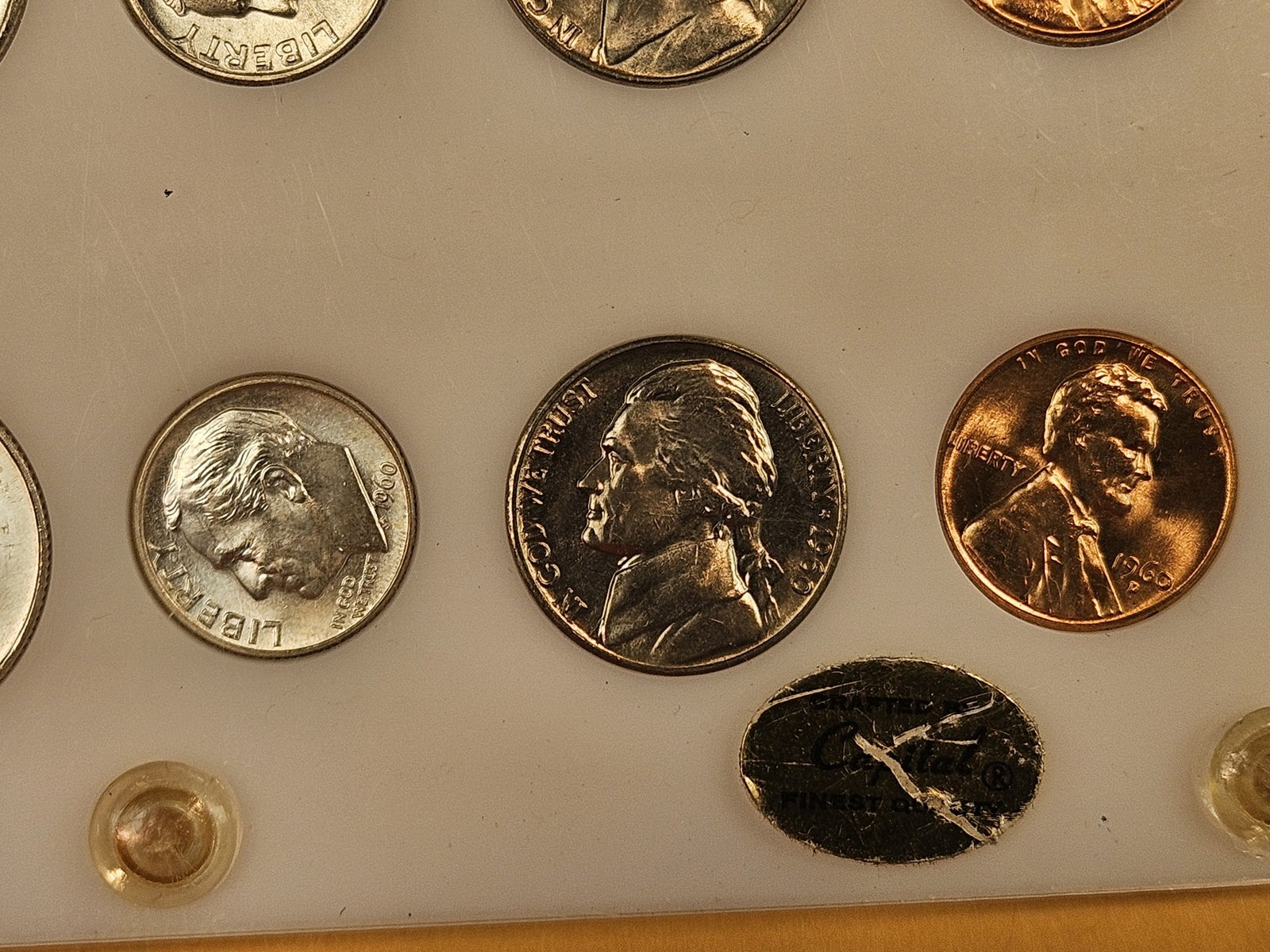 GEM Brilliant Uncirculated 1960 US Mint Set - 5