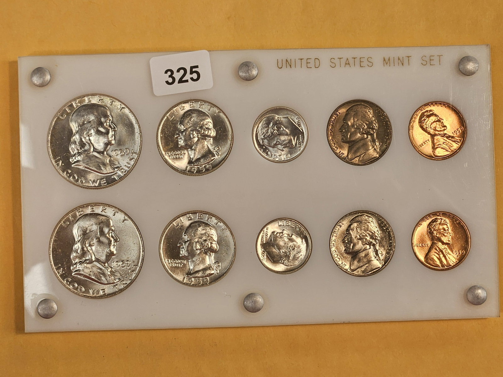 GEM Brilliant Uncirculated 1959 US Mint Set (1 of 6)