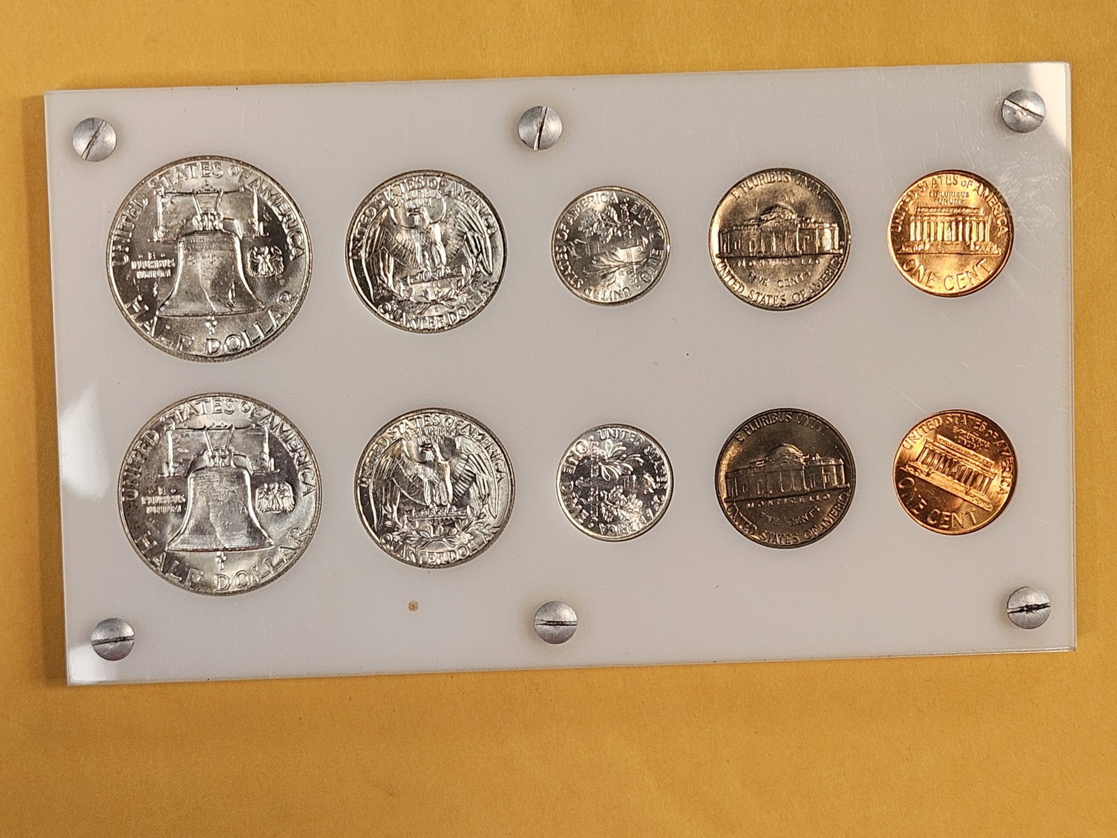 GEM Brilliant Uncirculated 1959 US Mint Set - 6