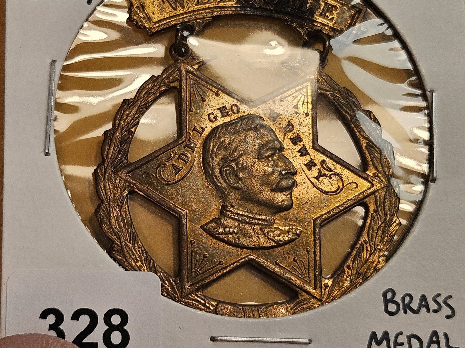 Rare! Admiral George Dewey Pin-Pendant - 3