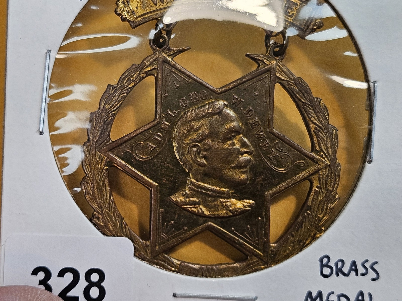 Rare! Admiral George Dewey Pin-Pendant - 4