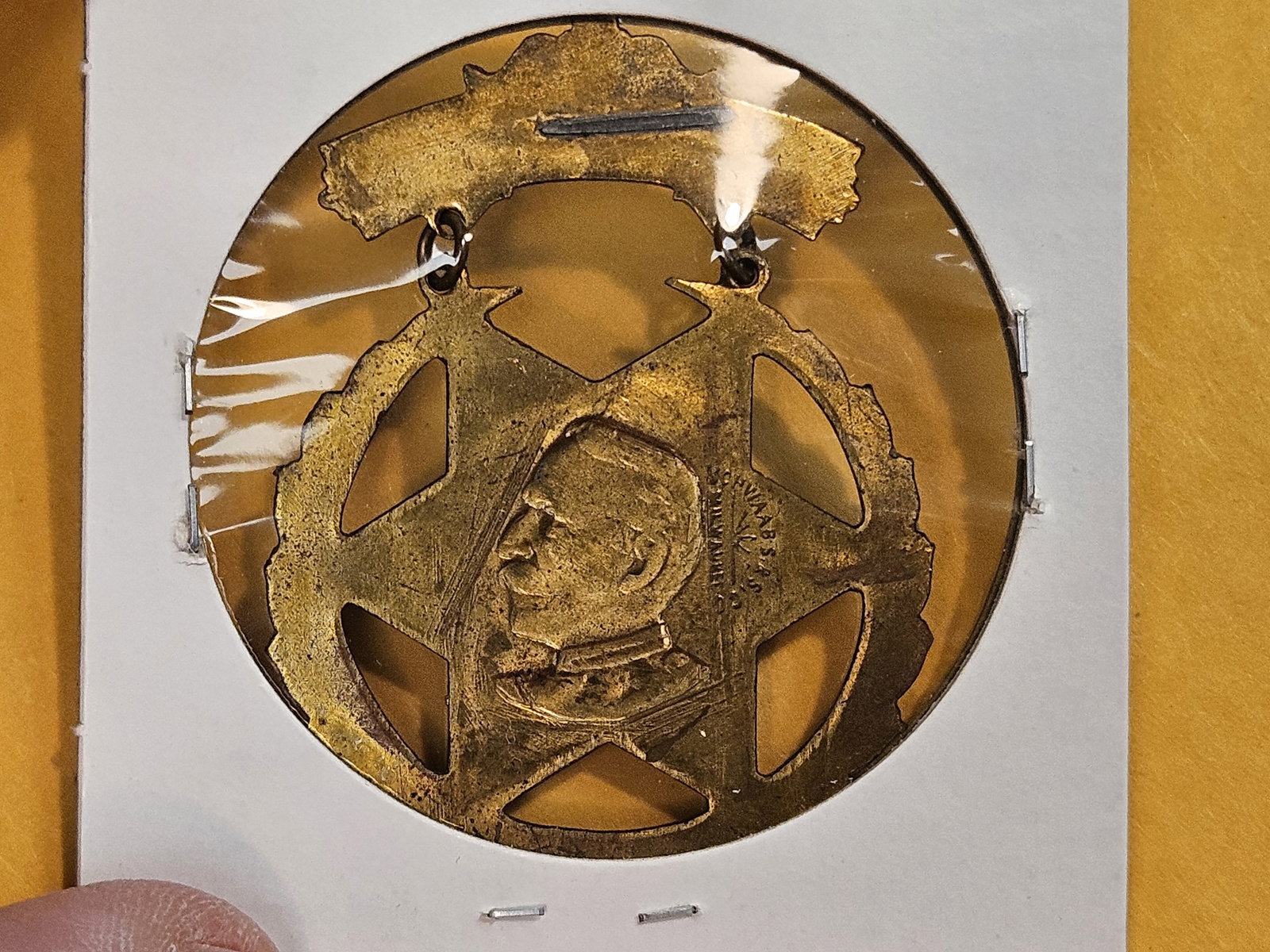 Rare! Admiral George Dewey Pin-Pendant - 5