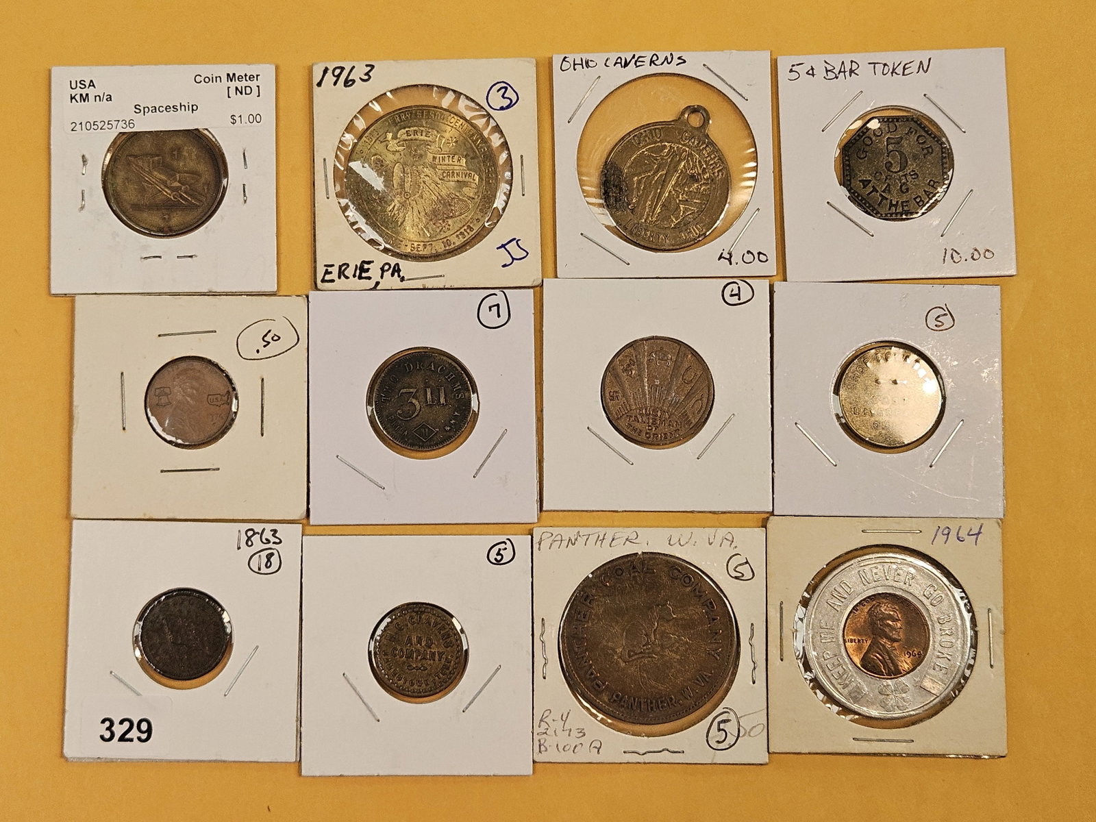 EXONUMIA!: Twelve cool mixed tokens