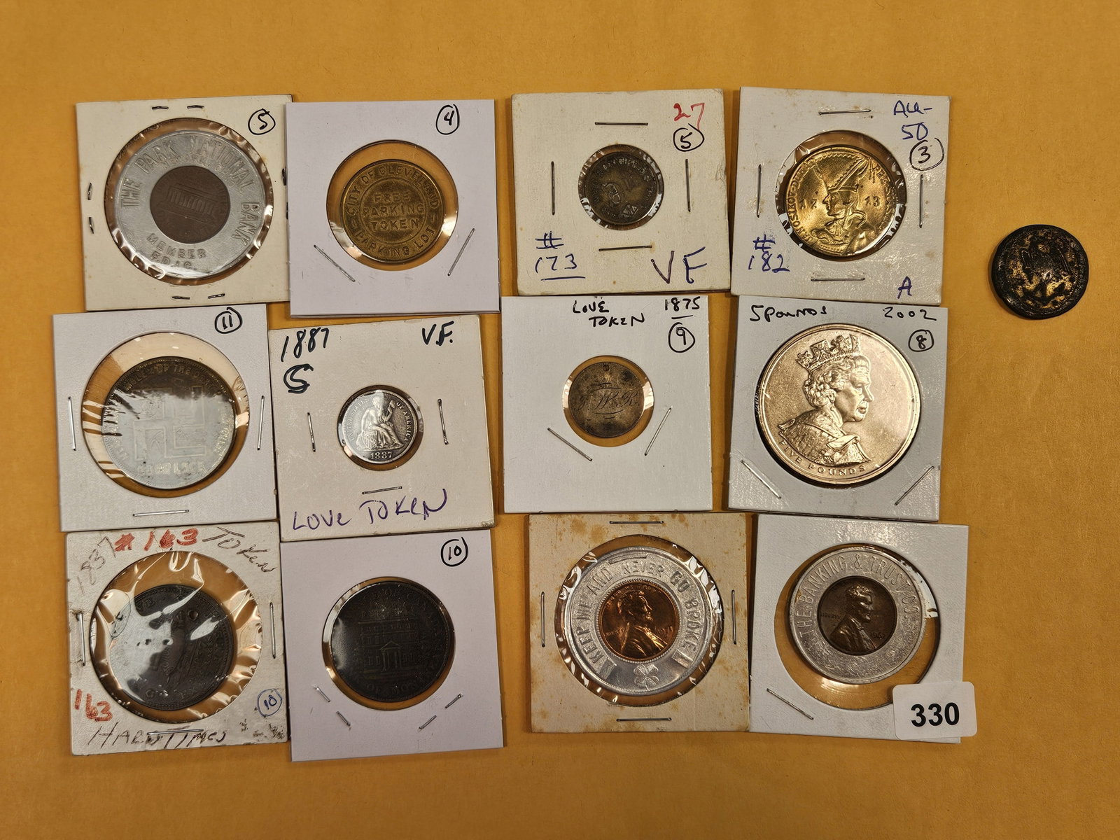 EXONUMIA!: Twelve cool mixed tokens