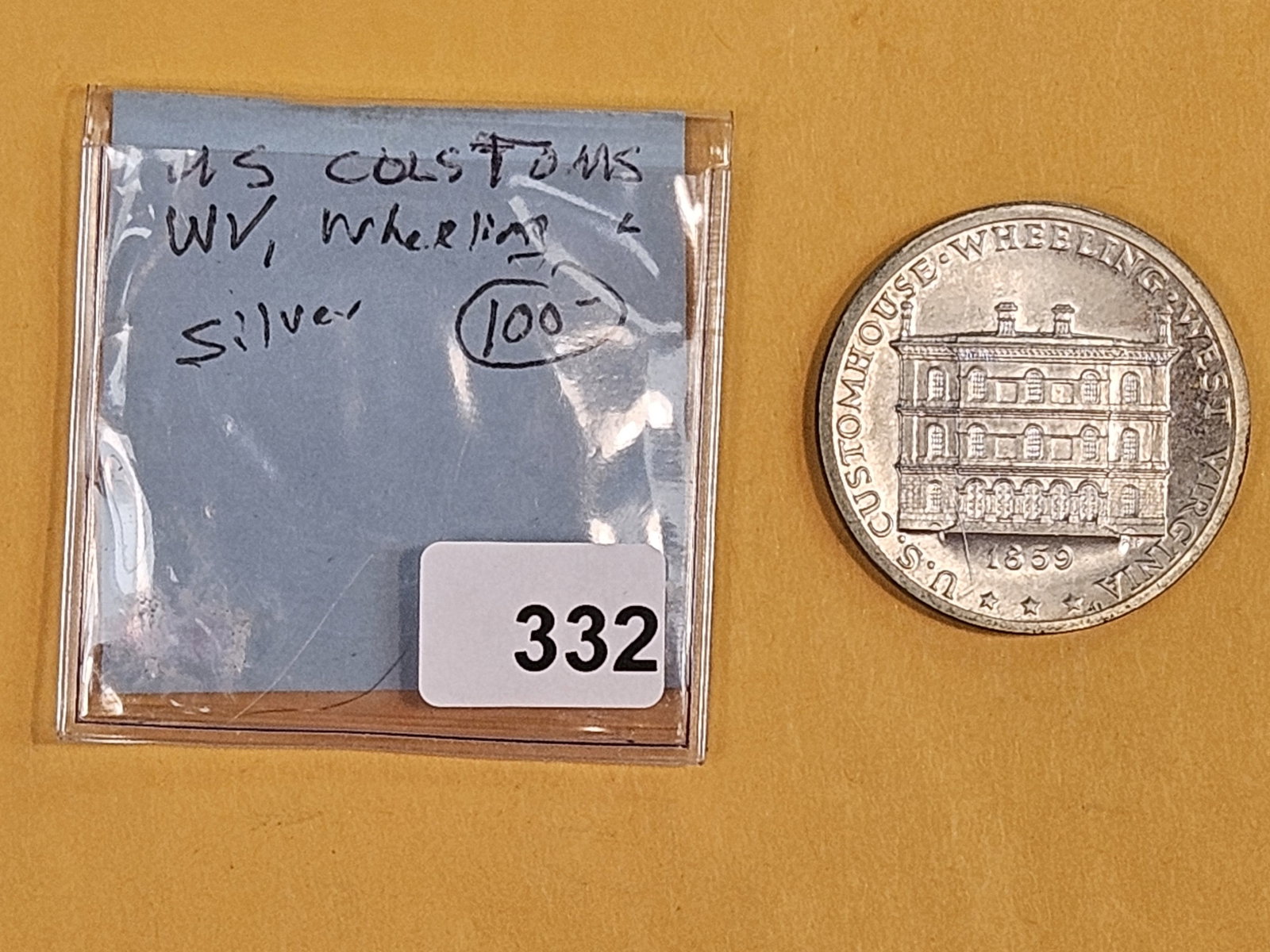 GEM (1974) Silver US Customs medal - 2
