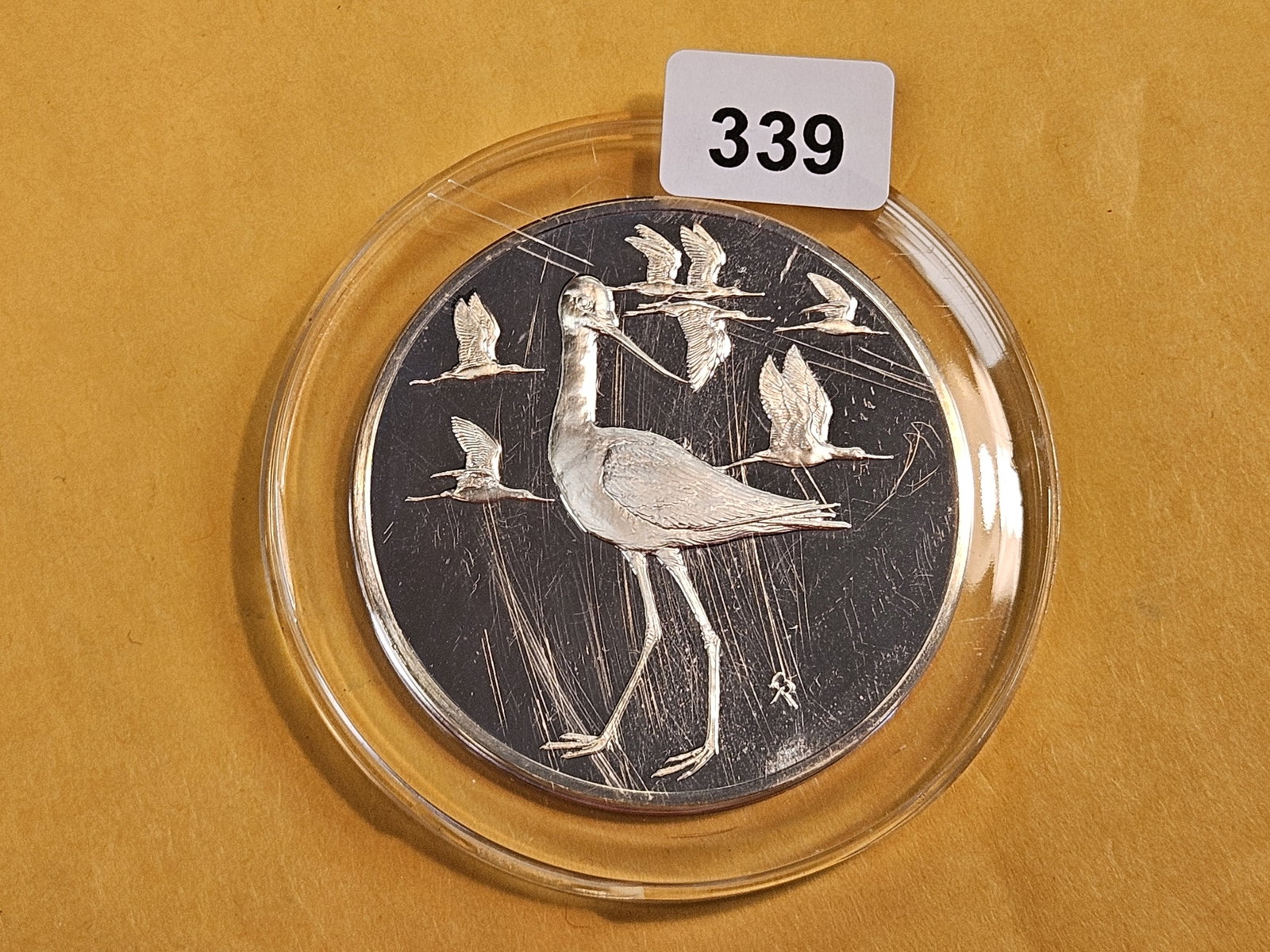 GEM Proof "Roberts Birds" Silver Medal - 2