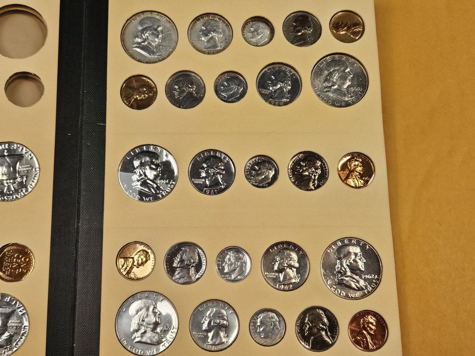 Gorgeous collection! Proof & Mint Set Coin Album - 10