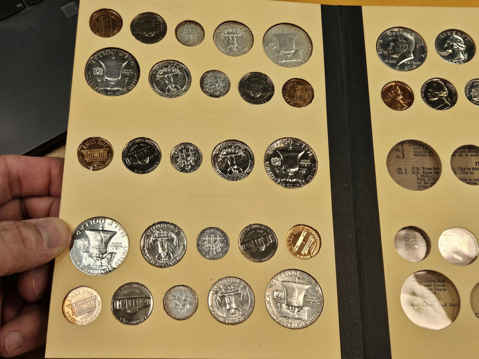 Gorgeous collection! Proof & Mint Set Coin Album - 12