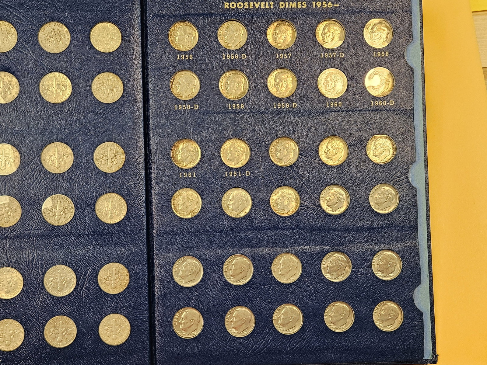 Complete set of Silver Roosevelt Dimes - 4