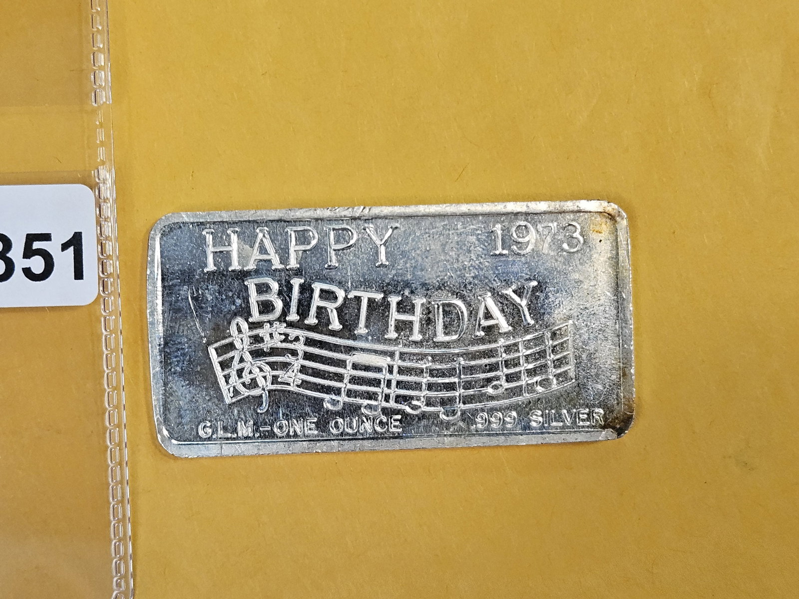 One Troy ounce .999 fine silver art bar - 2