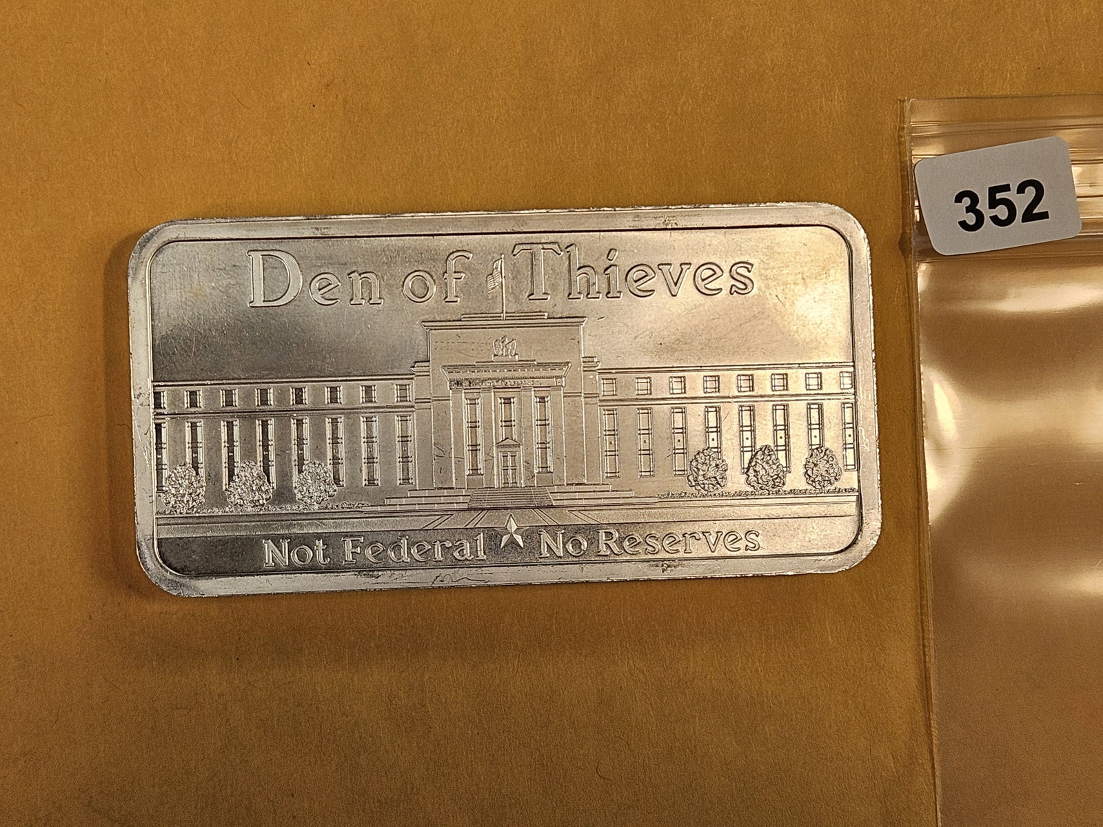 TEN Troy ounce .999 fine silver bar (1 of 2)